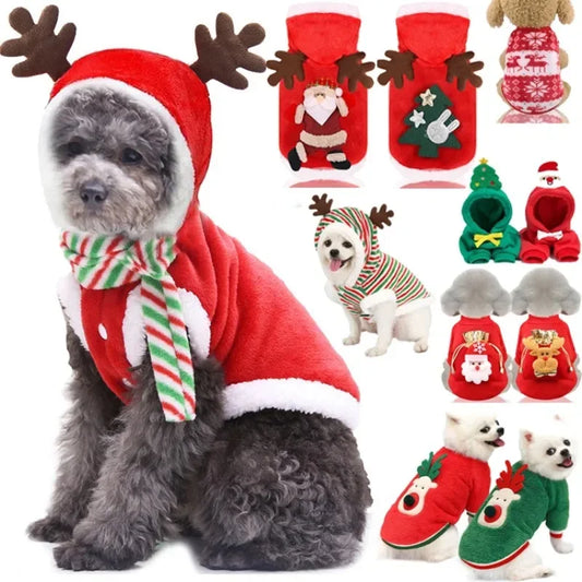 Christmas & Cozy Hoodie - Holiday Style for Your Dog!